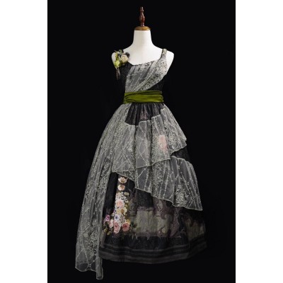 Eden Anthea's Courtyard Embroidered Tulle JSK(Reservation/Full Payment Without Shipping)